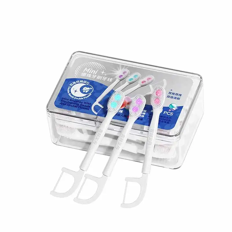 

Travel Toothbrush Mini Exploded Bead Toothbrush Disposable Adult Cleaning Tooth Brush Head Oral Care Tool 1x/10x/12x/20x/24x/40x
