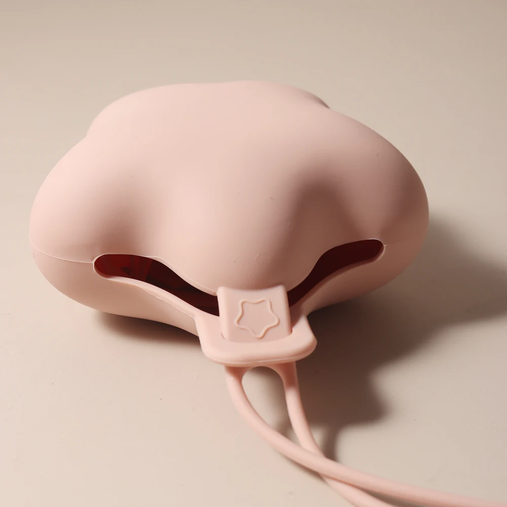 불가사리 모양 젖꼭지 케이스 아기 실리콘 보관 가방 별 모양 젖꼭지 보관 파우치