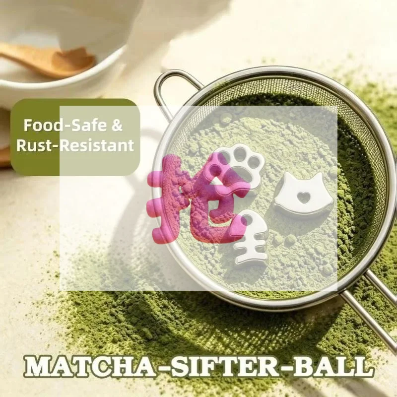 Stainless Steel Matcha Sifter Fine Mesh Anti-Caking Baking Tool Portable For Outdoor Picnic Home Cafe Matcha Preparation