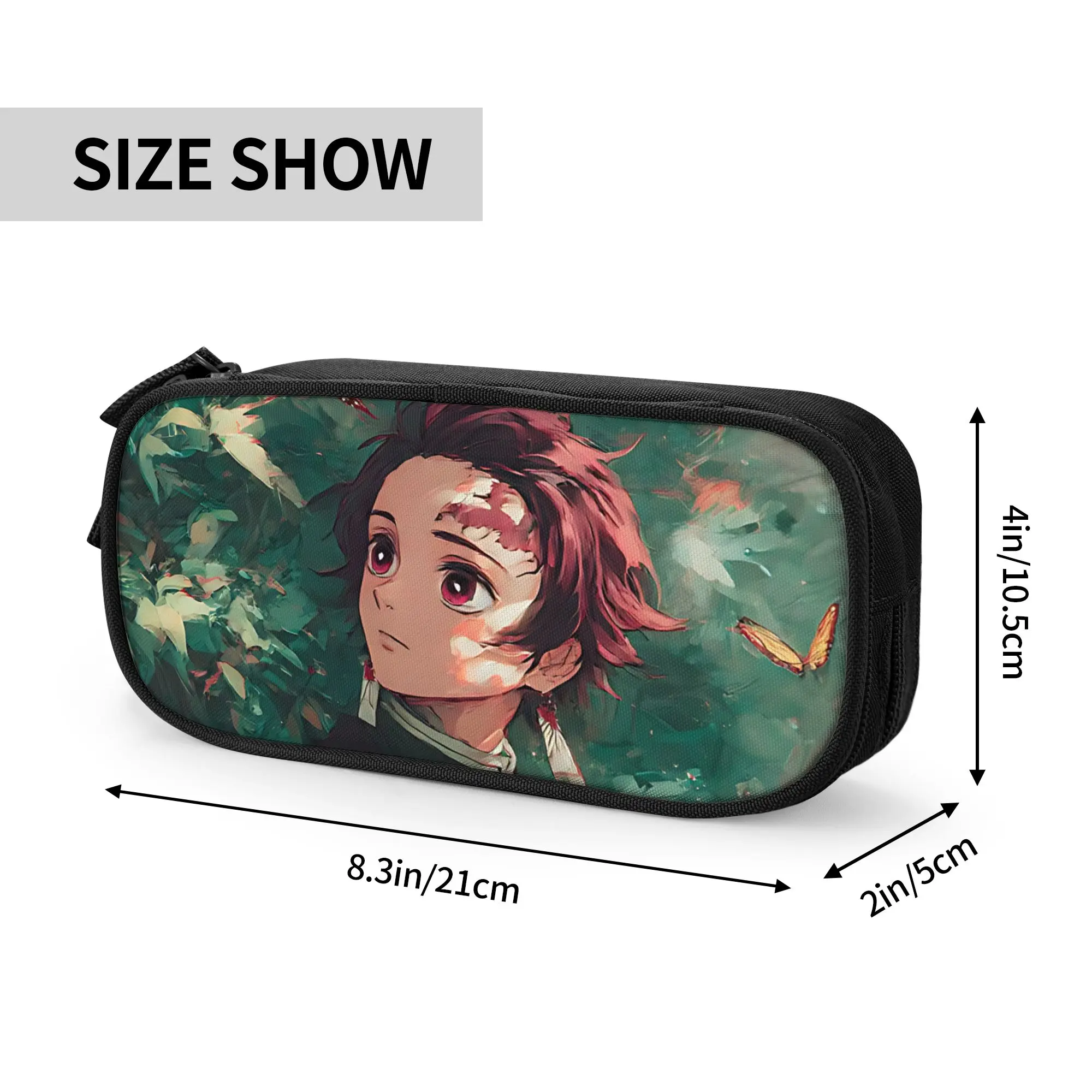 Custom Demon Slayer Large Capacity Bags for Child shounen manga Handheld Study Bag for Boys Gilrs Kids