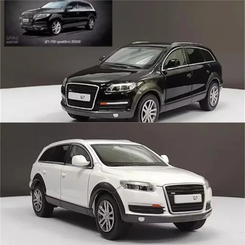 

MASDI 1:64 SUV Q7 Белый/Черный литой автомобиль Коллекция миниатюрных моделей