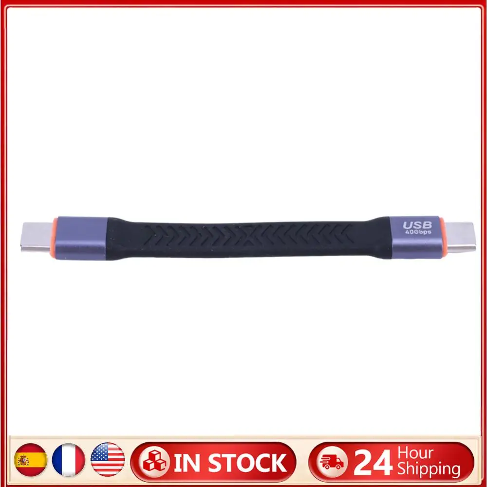 

PD100W USB C To Type C Short Cable 20V 5A USB3.2 Fast Charge Short USB Cord Wire USB Type C To Type-C Cable for SSD Camera Phone