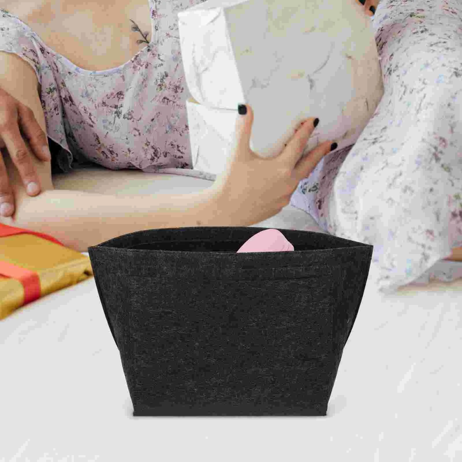 Felt Liner Bag Hand Insert Handbag Organizer Plug-in Purse for Tote Women Inserts