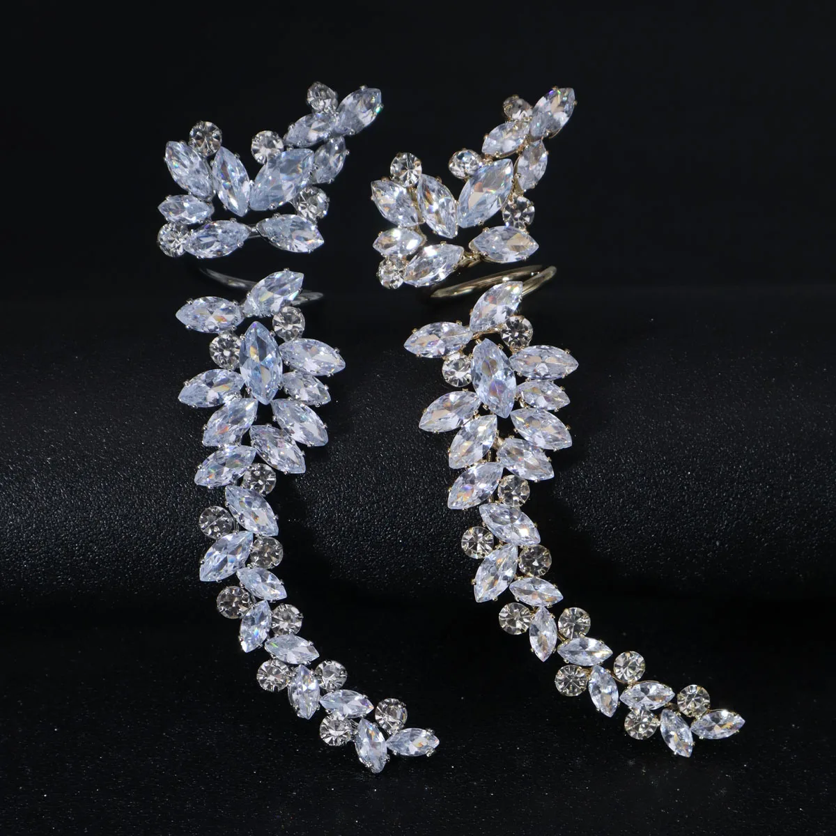 1 قطعة/خاتم حجر الراين للنساء، إكسسوار مجوهرات أنيق، تصميم متألق للنساء، فكرة هدية مثالية، بيان أزياء أنيق