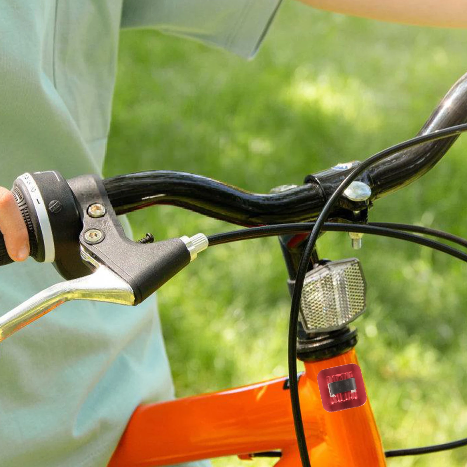 

5Sets Red Aluminum Alloy Cable Guide Adhesive C Clips for Bicycle Brake Shifter Cable Clamp Organizer Mountain Road Bikes