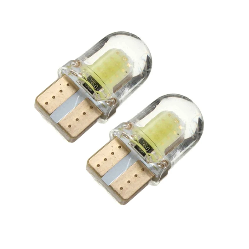 20Pc LED T10 W5W COB SMD CANBUS Silica Bright White License Light Bulb