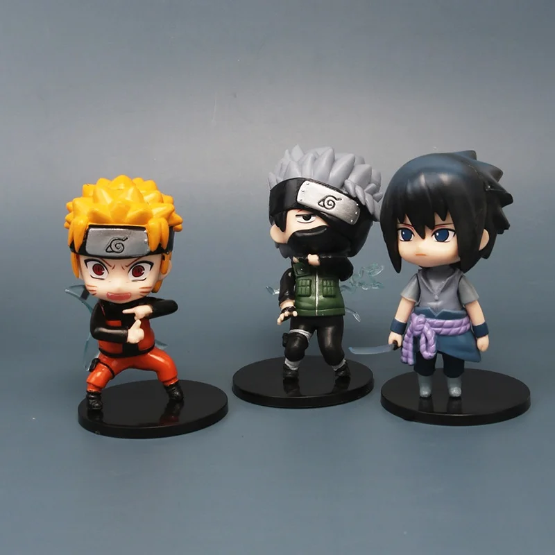 Figuritas periféricas de juguete de 2ª generación, Sasuke, Kakashi, adornos de periféricos de película, regalos de escritorio