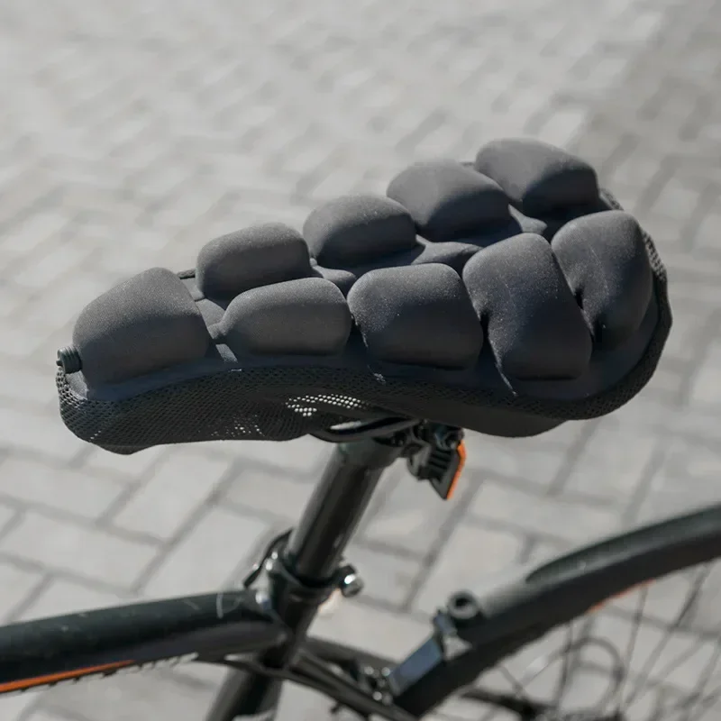 Soft 3d Padded Cycling Bicycle Bike Saddle Cover Cushion Sponge Foam Comfortable Saddles Bike Seat Bicycle Accessory