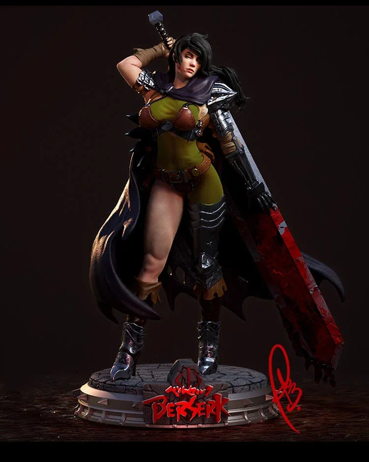 1/24 75mm 1/18 100mm Resin Model Kits Warrior Girl Figurine Unpainted No Color RW-933