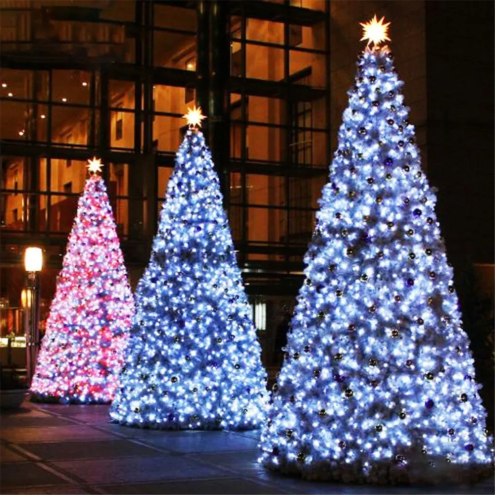 220V EU Plug 10M 20M Outdoor Christmas LED String Lights Garland Decoraction Fairy Lamp For Home Wedding Party Holiday Lights