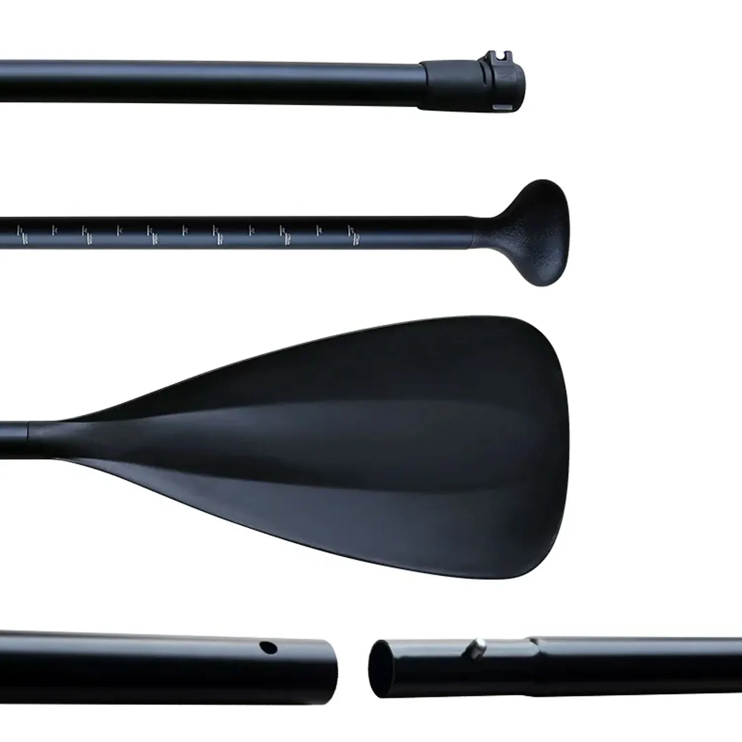 Manufacturers Direct Supply Inflatable Paddle Outdoor Entertainment Standing up Accessories Single Head Aluminum Paddle