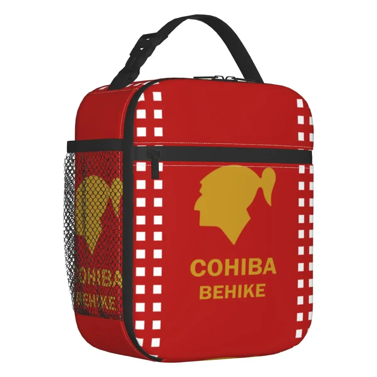 

Cuban Cohiba Cigars Insulated Lunch Bag for Women Portable Thermal Cooler Lunch Tote Beach Camping Travel