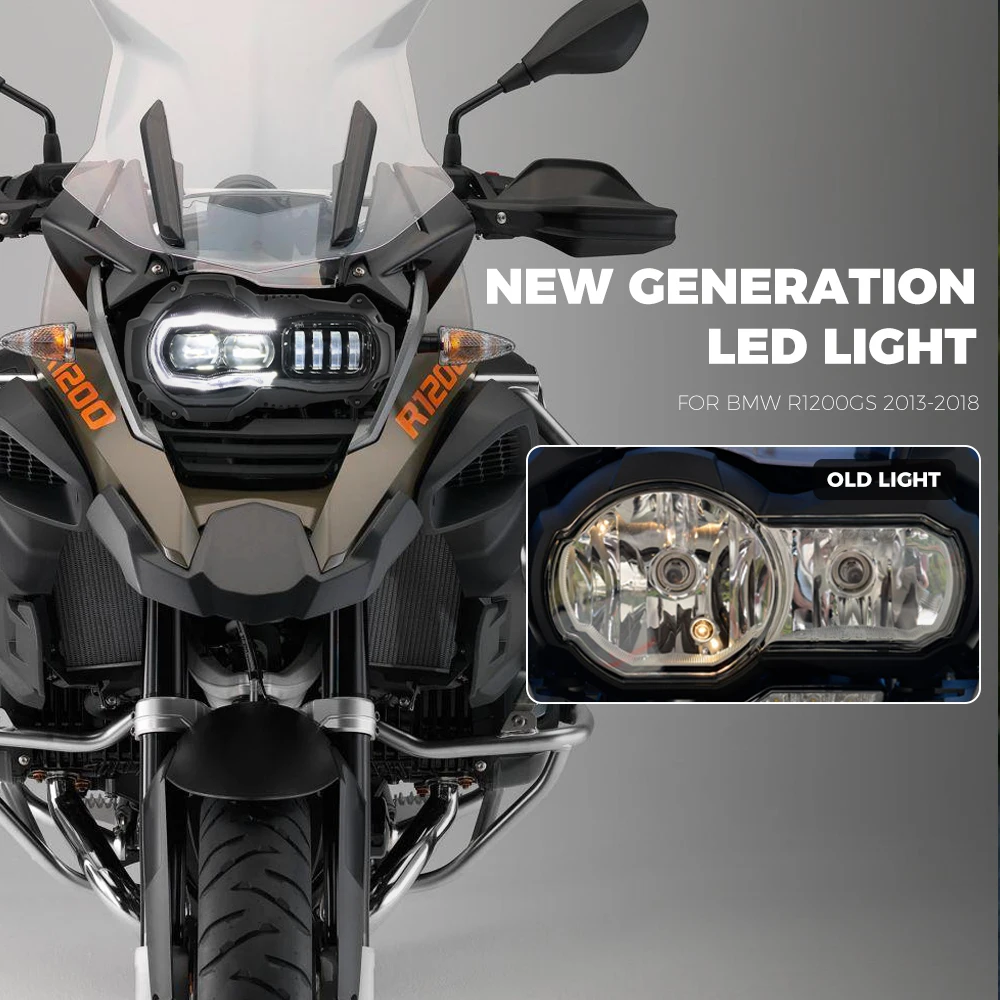 2018 R1200GS LED Headlight With High Beam Lwo Beam Drl Driving Lights Headlamps For BMW R1200GS R 1200 GS ADV Adventure