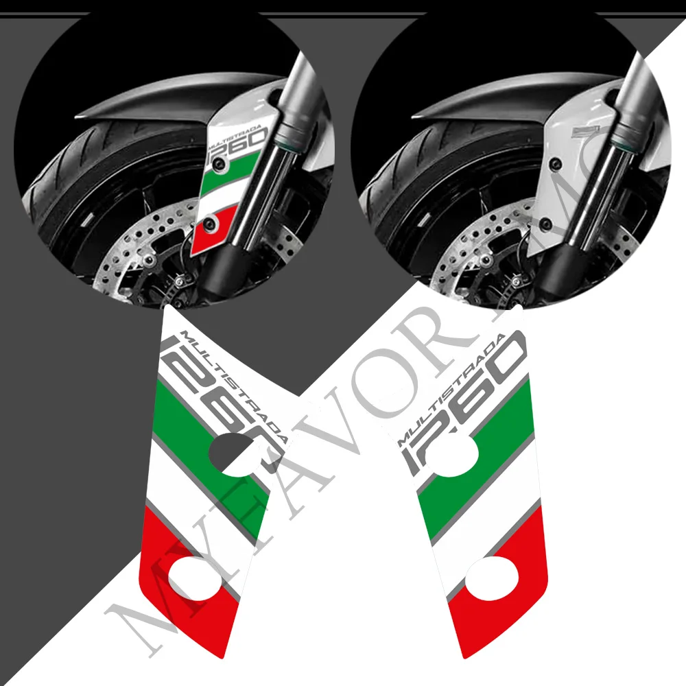 Moto Gas olio combustibile Kit carenatura del ginocchio parafango adesivi decalcomanie serbatoio Pad Grips per Ducati MULTISTRADA 1260S