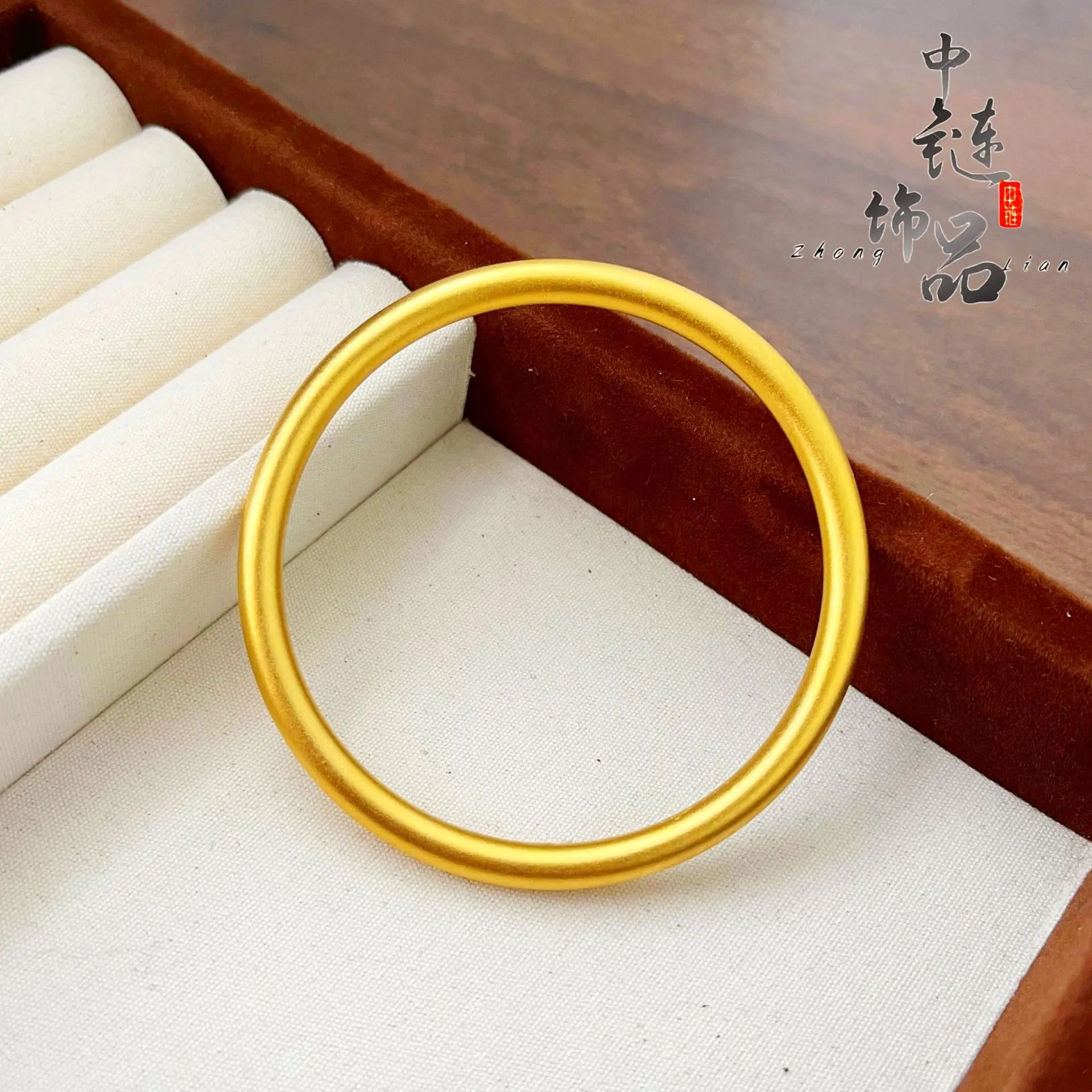 9999 gold exquisite ancient craftsmanship bracelet, popular simple ring single-loop heritage bracelet,welding, bracelet