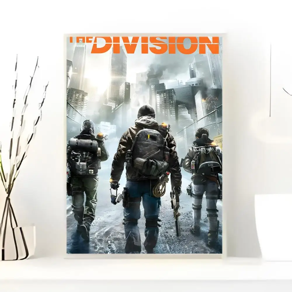 Tactical Game T-Tom Clancys The Division Poster  Iconic Poster Wall Art Print Poster Decorative Mural Home Decor Gift Unframed view 5