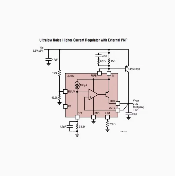 LHY LT3042 Expansion Dual Channel Positive Voltage Low Noise High Precision Linear Regulated DC Power Supply