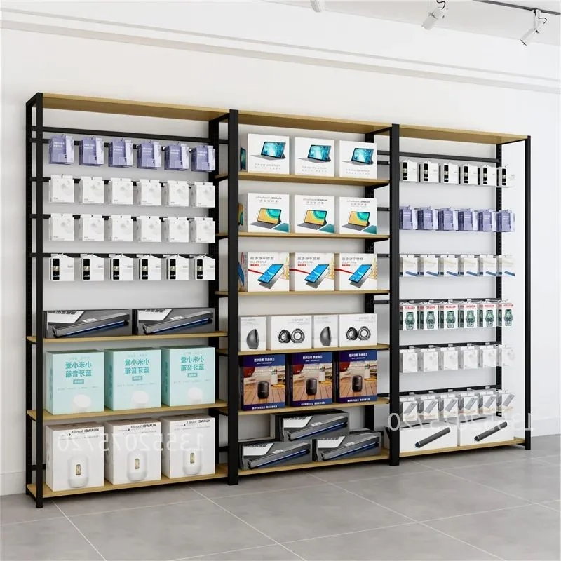 

Rack Shelves for Supermarket and Convenience Shop Furniture and Convenient Wooden Retail Shelving Display Cabinets