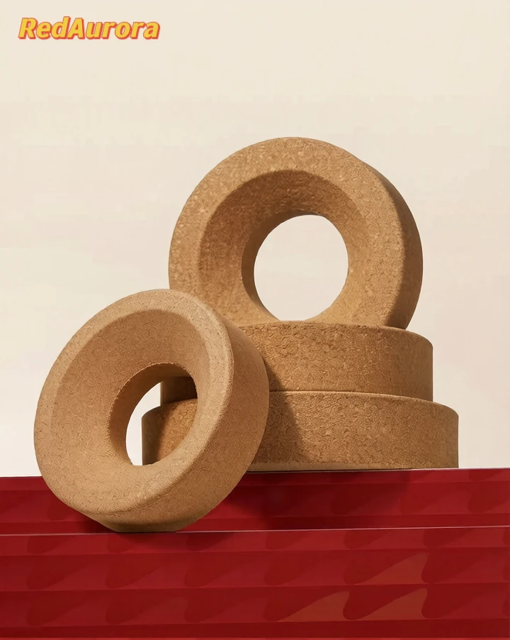 1Pcs 80/100/120/140/160mm Cork Flask Holder Flask Clamp Wooden Holder For Lab Flask Diameter