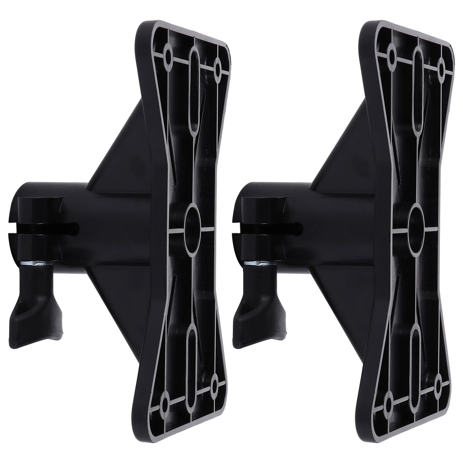 

2Pcs Adjustable Speaker Mount Holder Stand for Bookshelf Speakers Tripod Bracket Studio Stage Use Black Speaker Stand