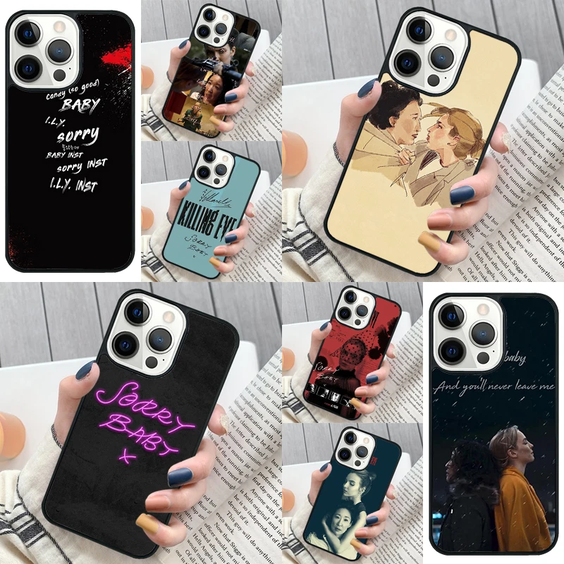 Villanelle Sorry Baby Killing Eve TV Phone Case Cover for iPhone 16 12 mini 11 13 14 15 Pro Max SE 2020 for Apple 7 8 Plus