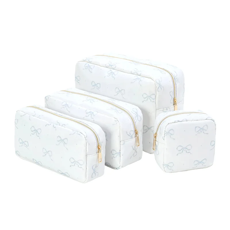 تصميم جديد S M L XL حجم هدية الطباعة نمط حقيبة مستحضرات تجميل المرأة مقاوم للماء النايلون سستة الحقيبة السفر حقائب أدوات الزينة حقائب مستحضرات التجميل