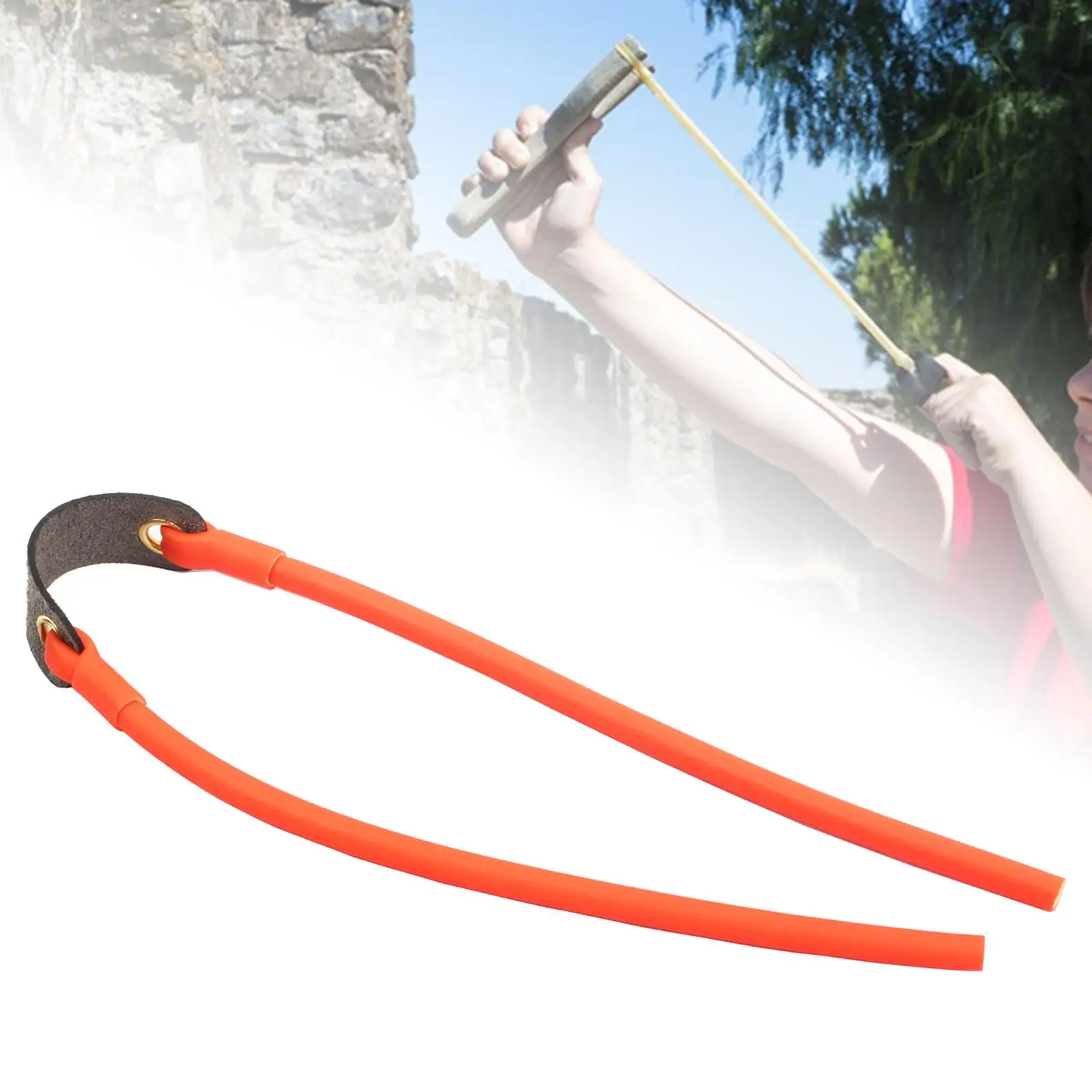 Slingshot Band Portable Elastic Slingshot Band Slingshot Rubber Band for Games Competition Outdoor Sports Entertainment Hunting