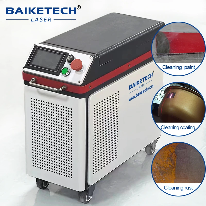 TH-FLC50SS 50W MAX Handheld Laser Cleaner Air Cooling Pulse Fiber Laser Cleaning Machine Paint Oil Rust Coating Removal
