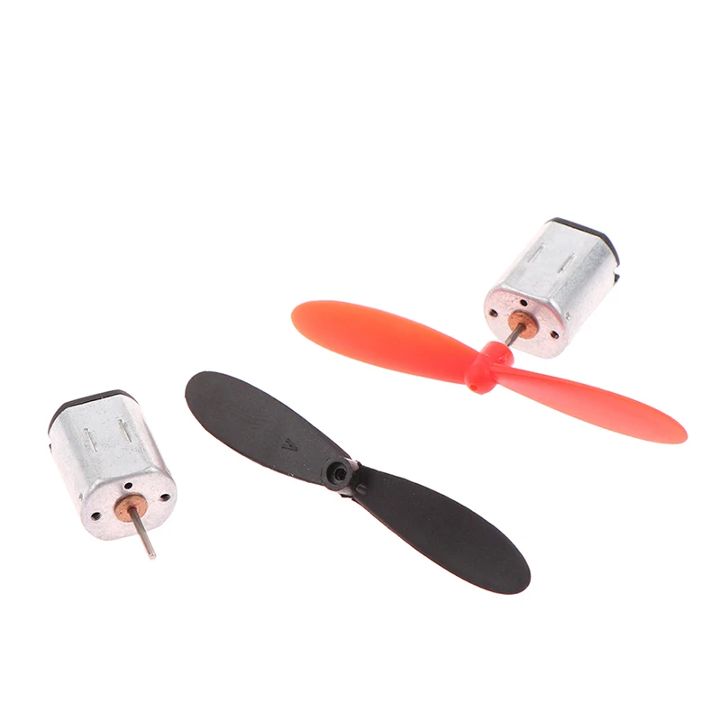 2PCS N20 Micro DC Motor With Propeller CW CCW Model Airplane Helicopter Fan DIY Accessories 3.7V 22000RPM New