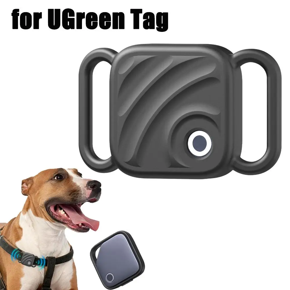 Silicone Pet Collar Case For UGREEN Tag Shockproof Dog Cat Tracker Cover Nighttime Glow Protective Holder