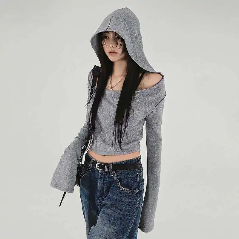 

Long Sleeves T-Shirts Vintage Y2K Women Rayon Pleat Design Spring Office Lady Formal Work Elegant Purely Simple Premium Soft Ins
