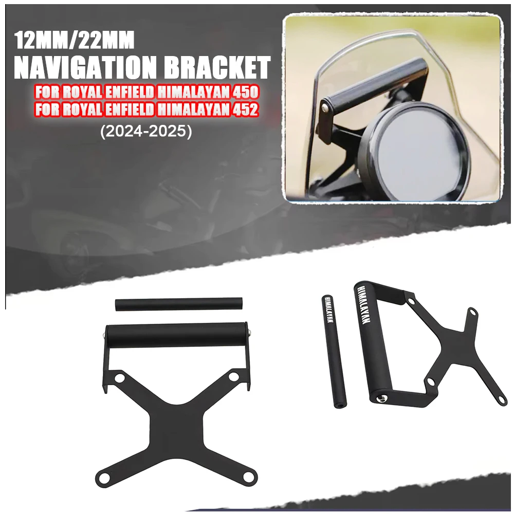 

For Himalayan 450 HIMALAYAN450 himalayan 452 24 25 Accessories GPS Smart Phone Navigation Mount Mounting Bracket Adapter Holder