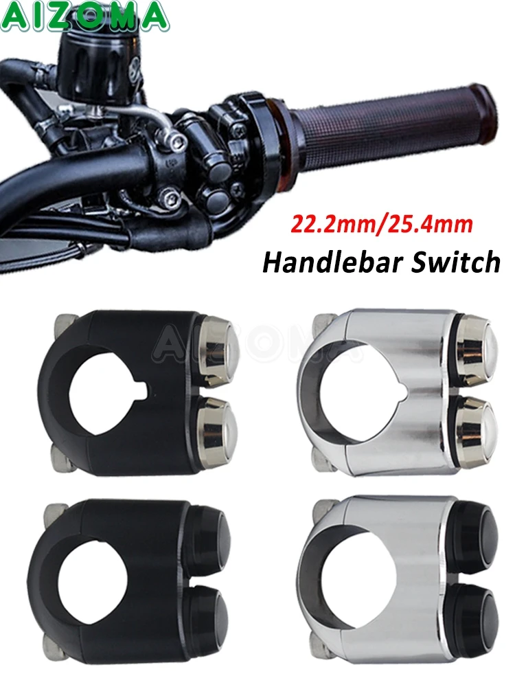 AliExpress Aizome 22.2mm 25.4mm Motorcycle Handlebar 2-Button Switch ON OFF Start Kill Button Universal For Motorcross Pit Dirt Bike Motorbike ATV