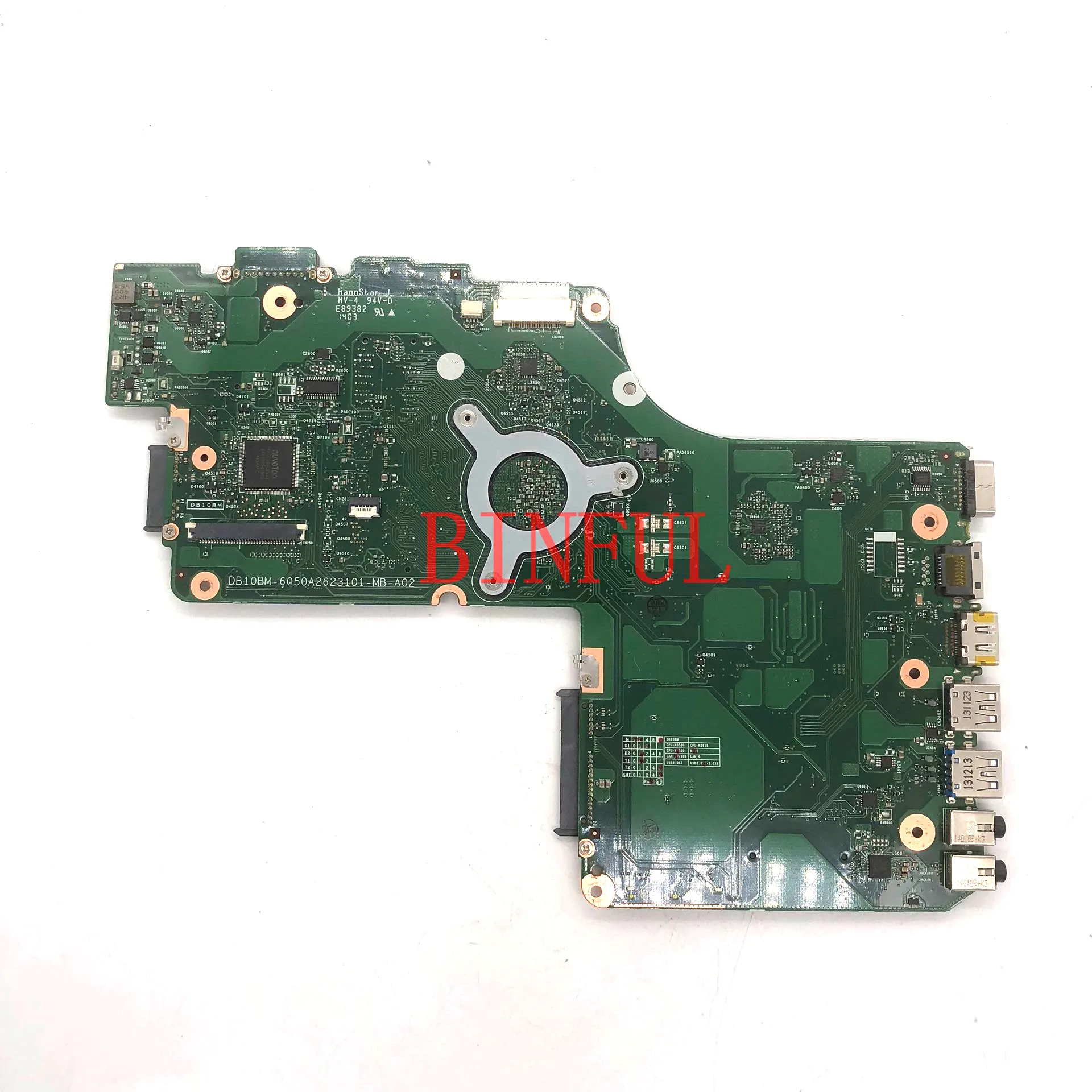 V000325170 Mainboard For Toshiab C55 C55-A Laptop Motherboard 6050A2623101-MB-A02 With SR1SG N2820 CPU 100% Tested Working Well