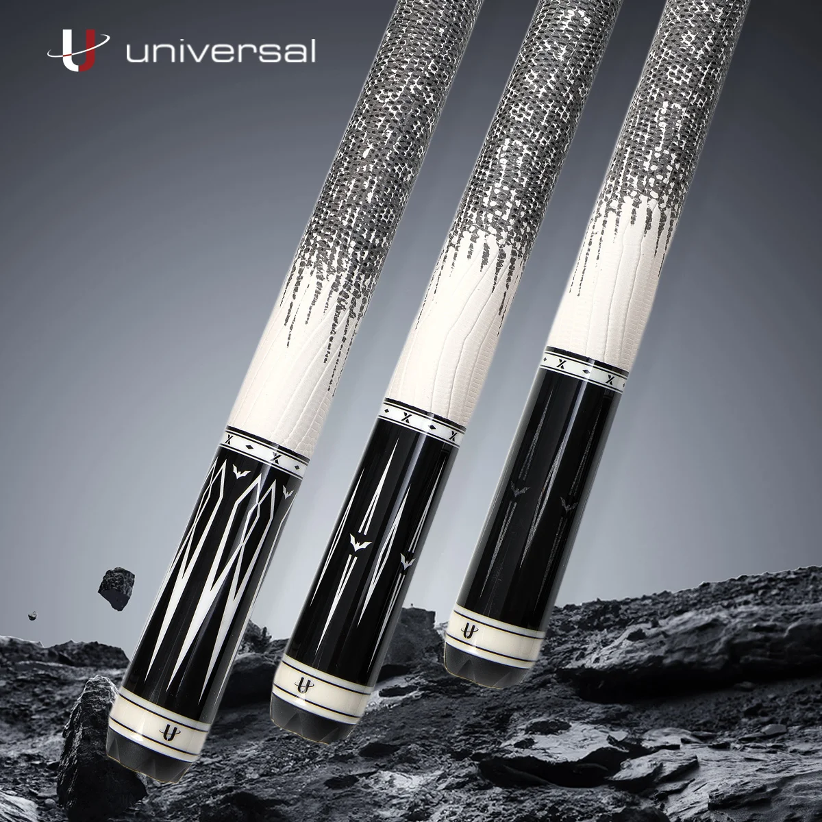 

Universal Bat Series Professional Billiards Cue Stick Bag Set 12.5mm Tip Pool Cue Accessories for Carom Billiard