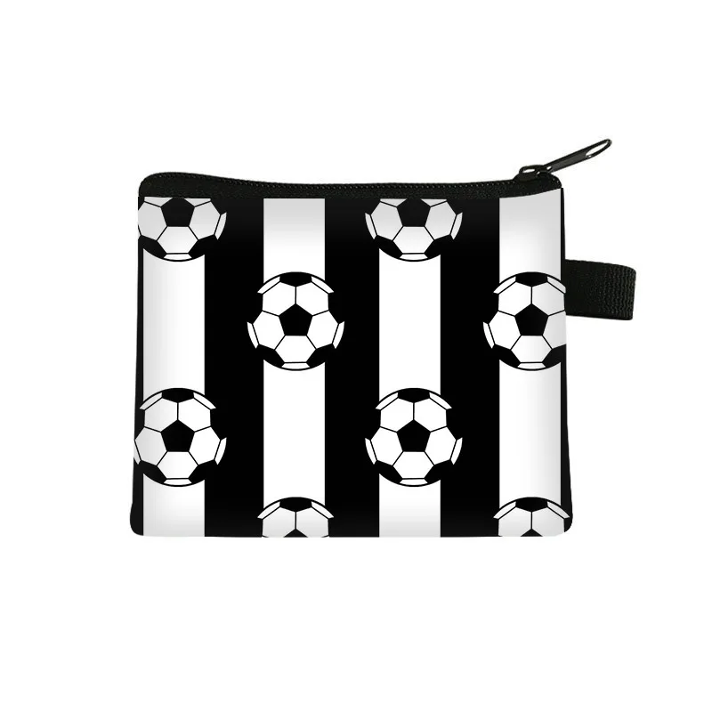 Soccer Children's Coin Wallet Ins Storage Small Wallet Short Portable Key Card Bag Coin Purse Custom Bag Cardholder Card Wallet