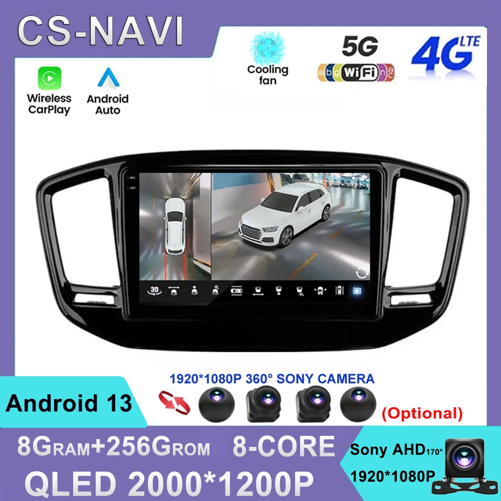 

For Geely Emgrand X7 Vision X6 Haoqing SUV 2014 - 2020 Car Radio Android 13 Multimedia Player Navigation GPS Carplay WIFI 4G DSP