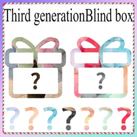 The Third Generation V3 Cute Monster Plush Toy Christmas Gifts Kawaii Blind Box Keychain Gift Toys