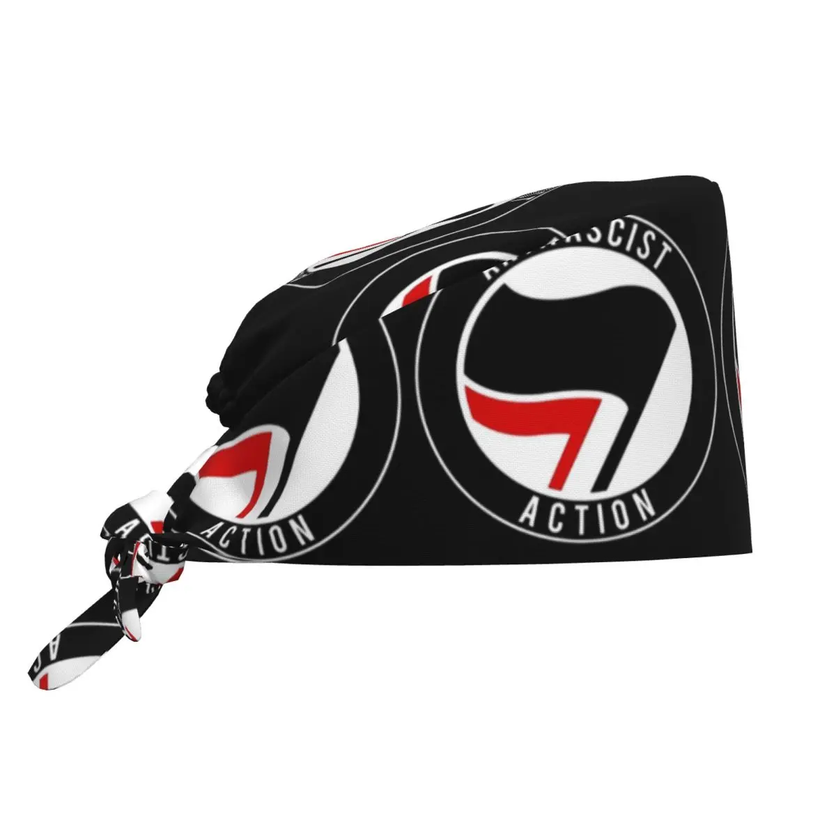 Antifaschistische Aktion Antifa Scrubs Cap Surgical Hats Women Men Operating Room Cap Nursing Cap Lab Works Hat
