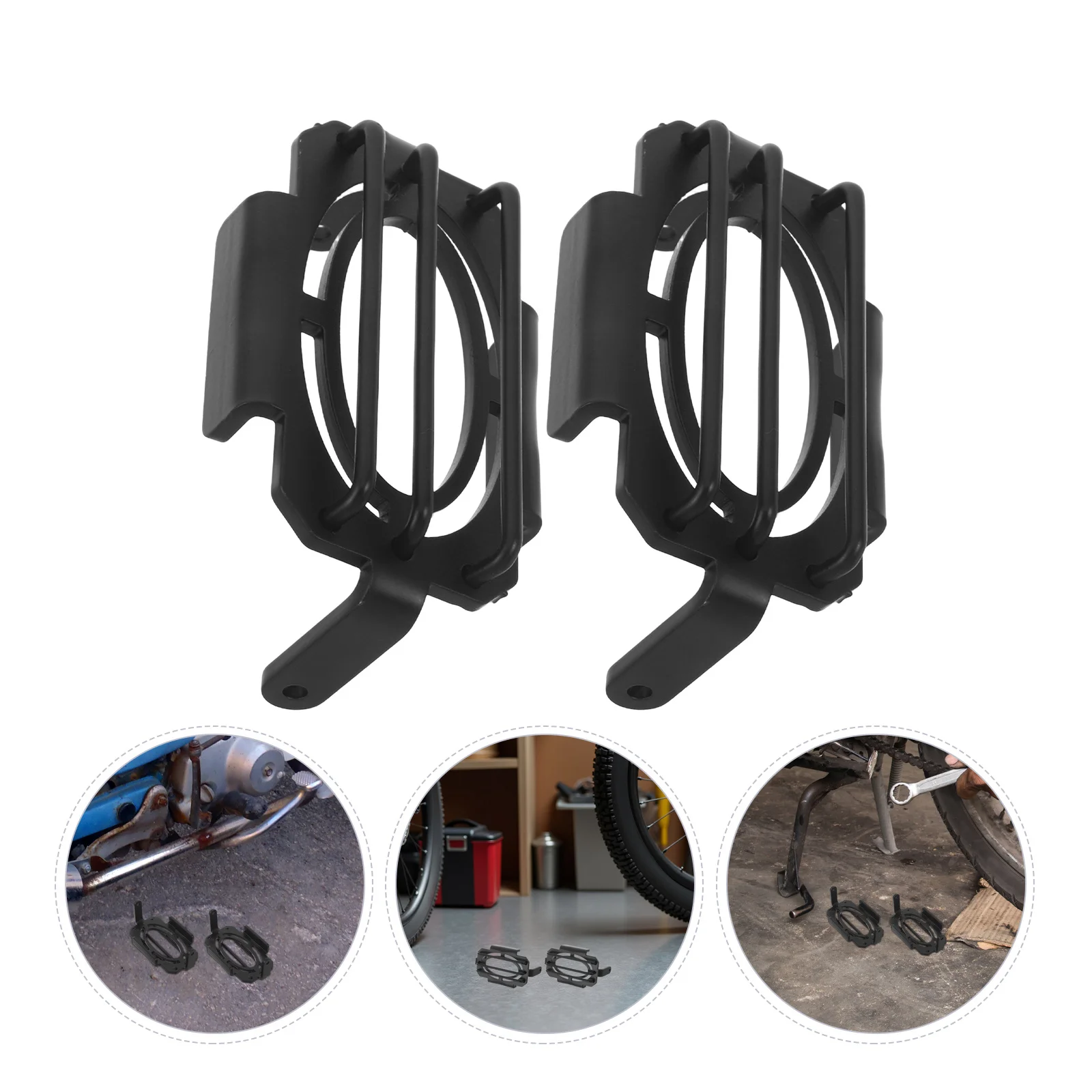 

1Pair Motorcycle Fog Light Cover Heavy Duty Metal Black Driving Light Guard Cover with Mesh Protector for Auxiliary Lamps Off