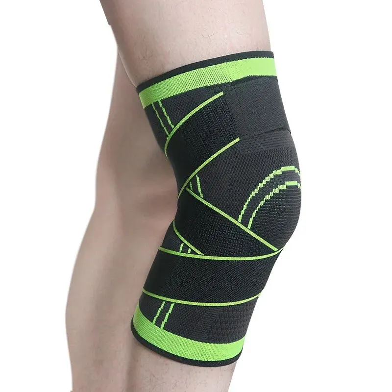 1PC Compression Knee Sleeve with Adjustable Straps for Best Fit Knee Compression Sleeves for Knee Pain Running Fitness Unisex