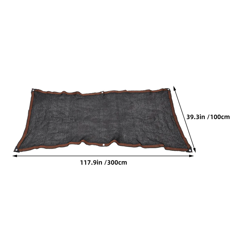 Large Breathable Pe Sunshade Cloth Garden Balcony Patio Carport Outdoor Heat Light Block Shade Cloth Shade Cover