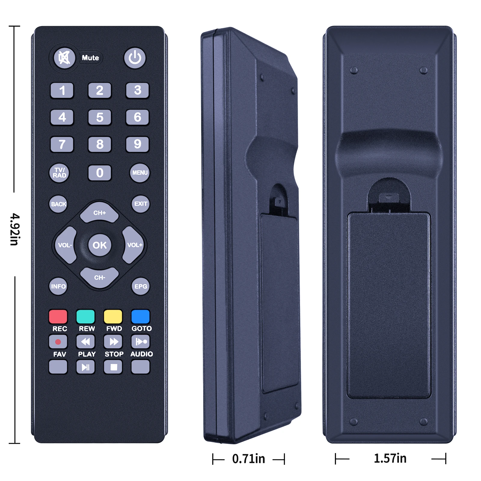 Controle remoto para set top box digital Nxt