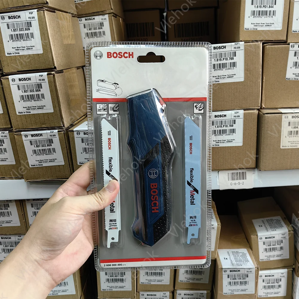 

Bosch 2608000495 ручная пила Инструмент возвратно-поступательная ручка карманной пилы с S922EF S922VF лезвиями для резки дерева металла пластиковой трубы