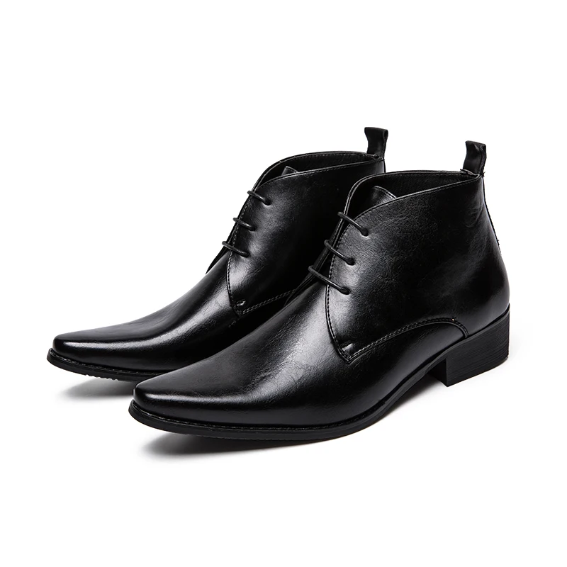 Comfort Men Chukka boots Casual Shoes Monk clasp High Quality Ankle Boots Men Non Slip Men Casual Boots