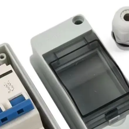 太陽光発電用コンビネーションボックスジャンクションボックス、ツール付き、2極ACサーキットブレーカースイッチと防水ジャンクションボックス