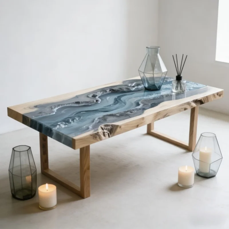 

Specifically Designed for Epoxy Resin River Tables , Rectangular Tray Casting Moldfor Furniture Making, Tabletops, Countertops