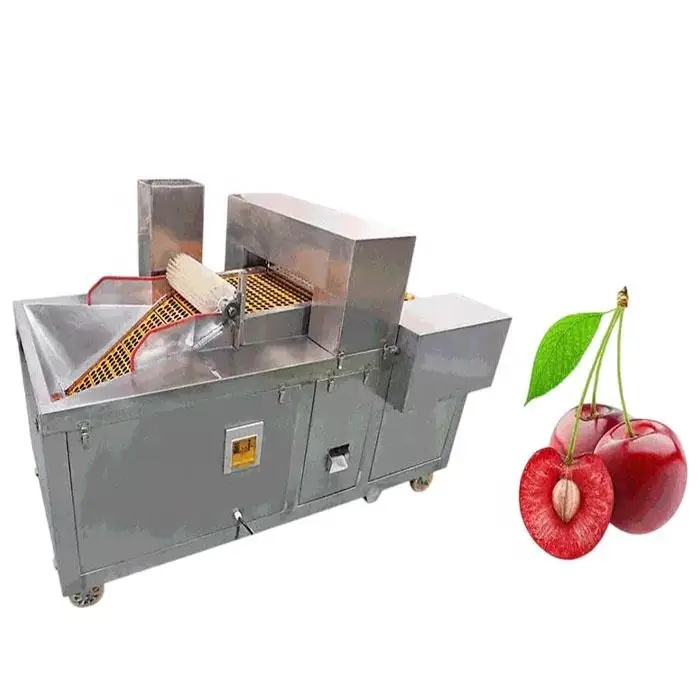 Hot Selling Customized Olive & Peach Pitting Machine Multifunctional Cherry Pitter with Motor 2.2Kw Power)