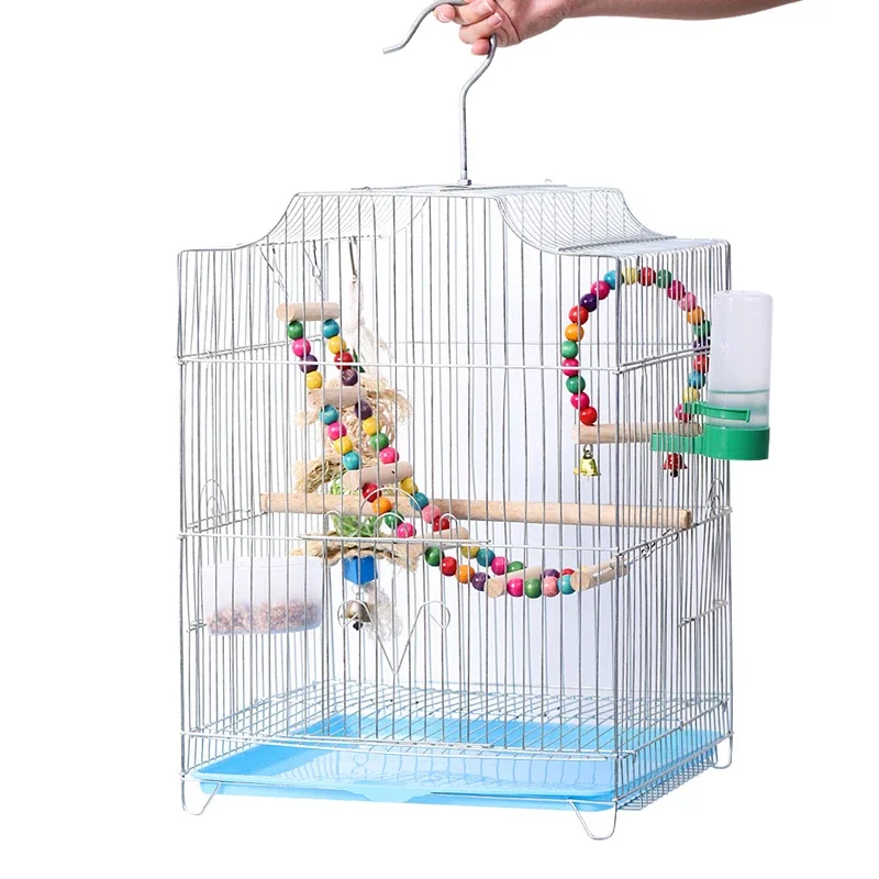 

Bird Cage Removable Tray Iron Metal Cage Bird Parrot Canary Flight Breeding Cage