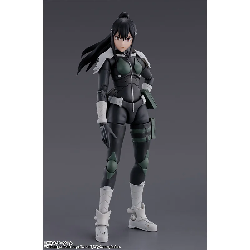 Bandai S.H.Figuarts Ashiro Mina 16Cm Kaiju No. 8 Anime Original Action Figure Model Children's Toy Birthday Gift Collection